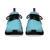 Blue Linen Waves - Black Soles